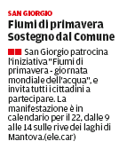 11 03 2016 gazzmn Fiumi di primavera Sostegno dal Comune 