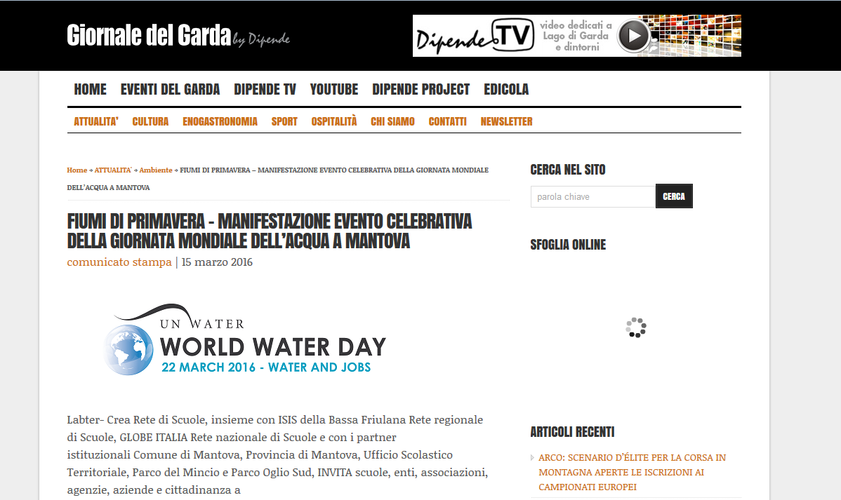 giornale del garda 2016