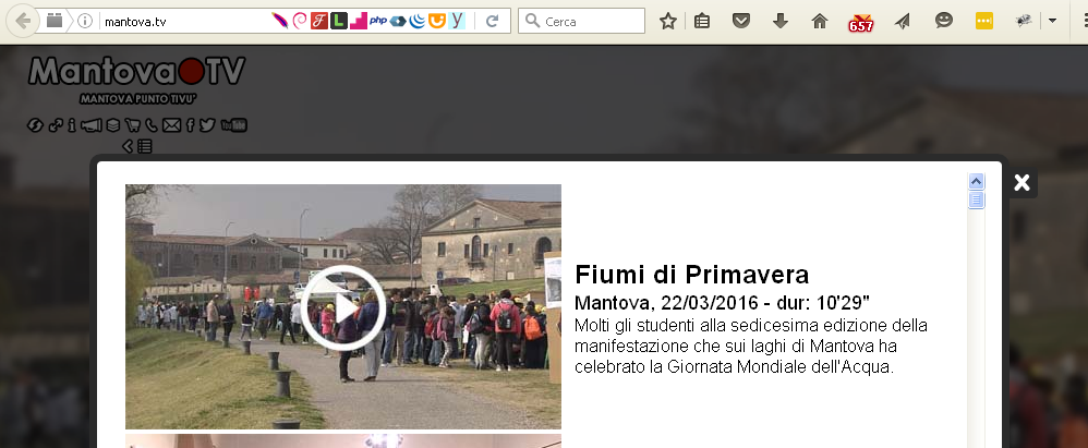 mantova tv fiumi di primavera