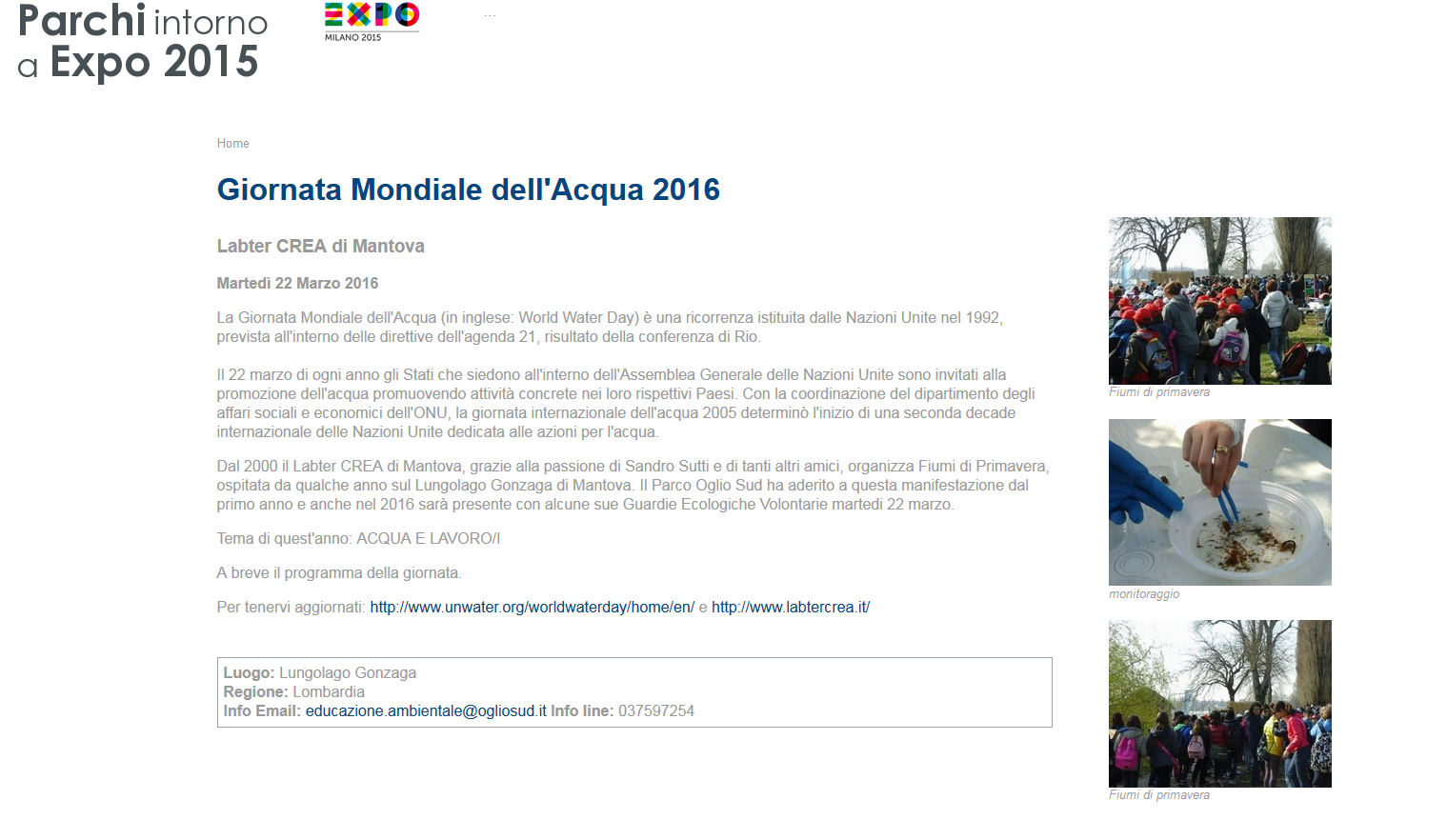 parchi intorno expo