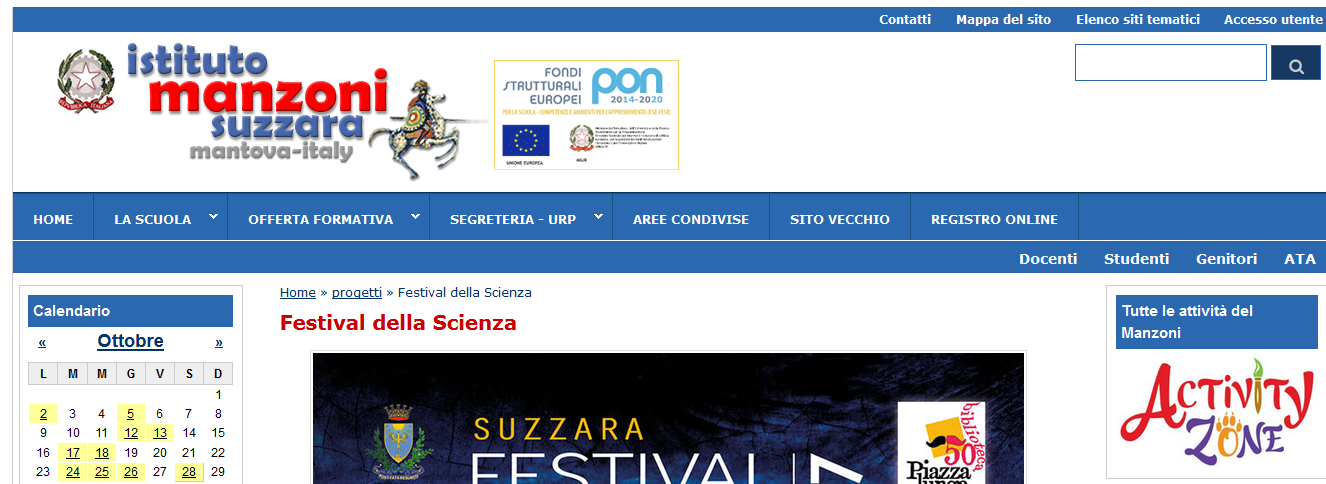 2017 10 28 istituto manzoni suzzara festival scienze suzzara