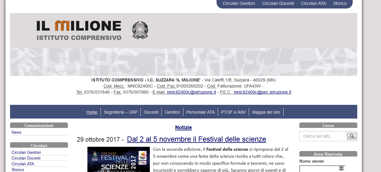 30 10 2017 il milione festival scienze