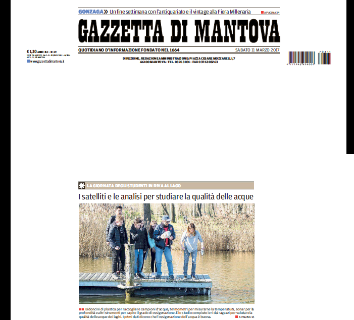 Gazzetta di Mantova del 11 3 2007 labter 1