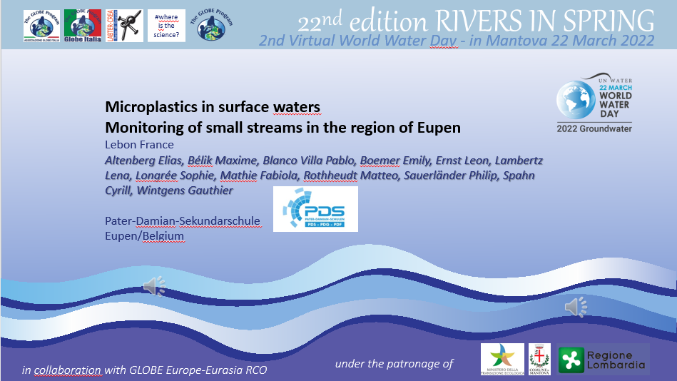 02 06 microplastics in surface waters PDS Eupen Belgium v07 France Lebon