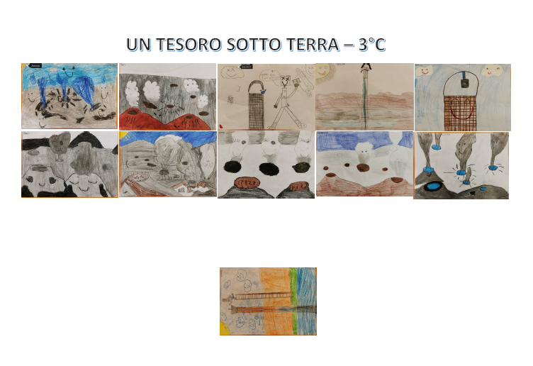 A 05 Un tesoro sotto terra IC Porto Mantovano Primaria Sant Antonio 3C disegni Sofia Balasini