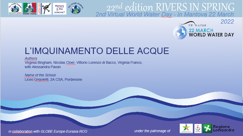 A 28 Inquinamento idrico Liceo Grigoletti 2A CSA Pordenone Alessandra Pavan